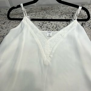 Melrose and Market from Nordstrom lace cami fully lined light cream xl